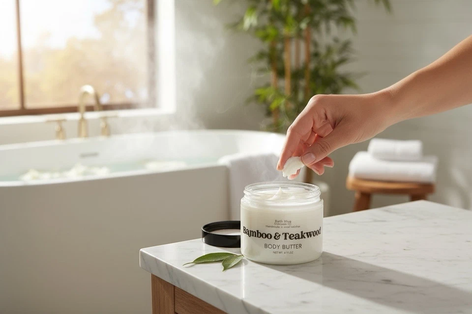 Handmade Body Butter to Deeply Moisturize, You Pick Scent Made w/ Shea & Cocoa - Image 4 of 4