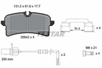 Bremsbelagsatz Scheibenbremse Hinterachse FüR Audi A6 C7 Avant A7 Sportback A8