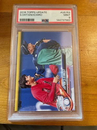 Shohei Ohtani Ichiro 2018 Topps Update #US153 Japan's Finest RC HOF PSA 9