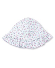Baby-Girls Infant Ditsy Blooms Mint Print Floppy Sunhat-Mint-Small