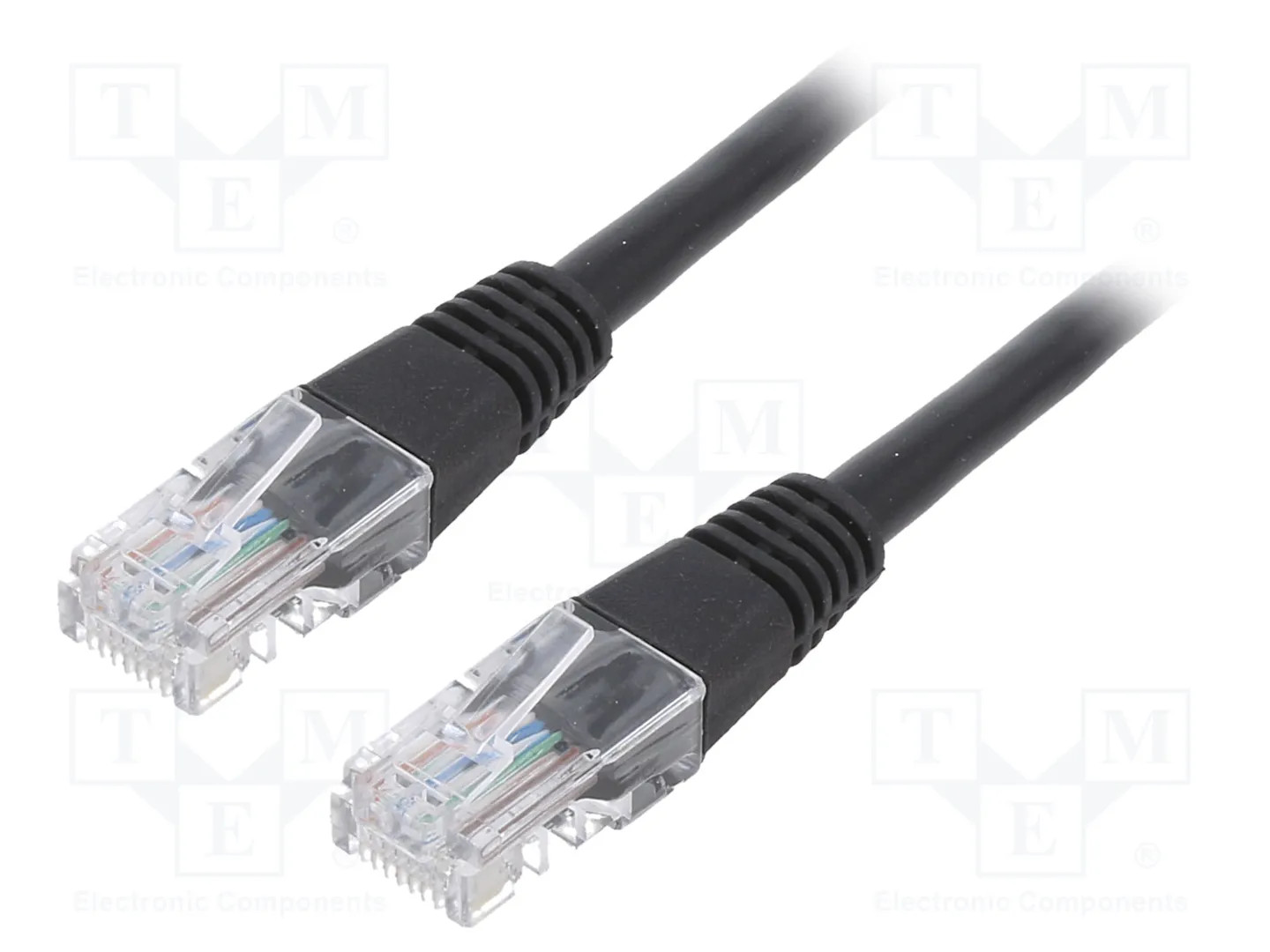 2 pièces GEMBIRD PP12-2M/BK Patch cord