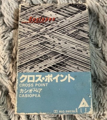 【夏セール】90’s Tape 限定アナログ盤2点セット RARE 1981 Casiopea Cross Point Cassette Tape Japan Alfa Black