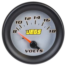 JEGS 41423 2-1/16" Electrical Voltmeter