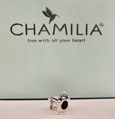 Chamilia Disney Princess Castle Charm. Sterling Silver 925