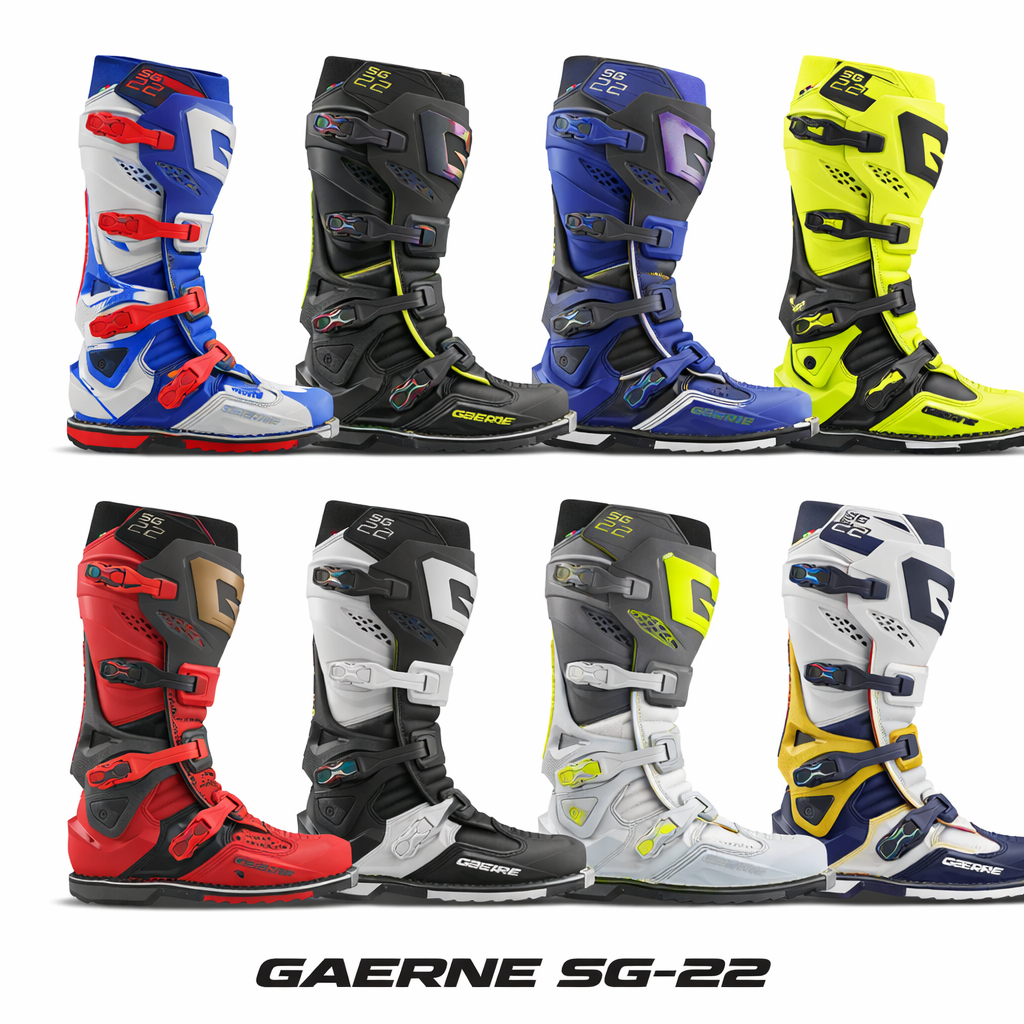 Gaerne SG-22 SG22 Motocross Offroad Dirtbike Riding Boots w FREE