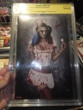 Hardlee Thinn Bloody Nurse Exclusive Jay Ferguson Harley Quinn CBCS comic cover