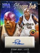 Tony Delk  2023-24 Panini NBA Hoops Premium Stock #HI-TNY -  Hoops Ink Auto!