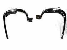1957 1958 Chrysler Imperial Front Headlight Surround Moldings Set4 Nos