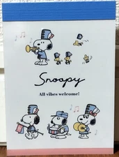 Kamio Peanuts Snoopy & Brothers Mini Memo Pad 70 Olaf Andy 2025 MADE IN JAPAN