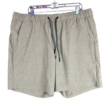 Eddie Bauer Mens Shorts Brown UPF 50 Water Repellent 4 Way Stretch NWT XXL