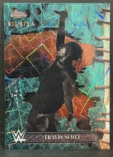 2025 Topps Chrome WWE x Cactus Jack Travis Scott Teal Lazer Refractor /175