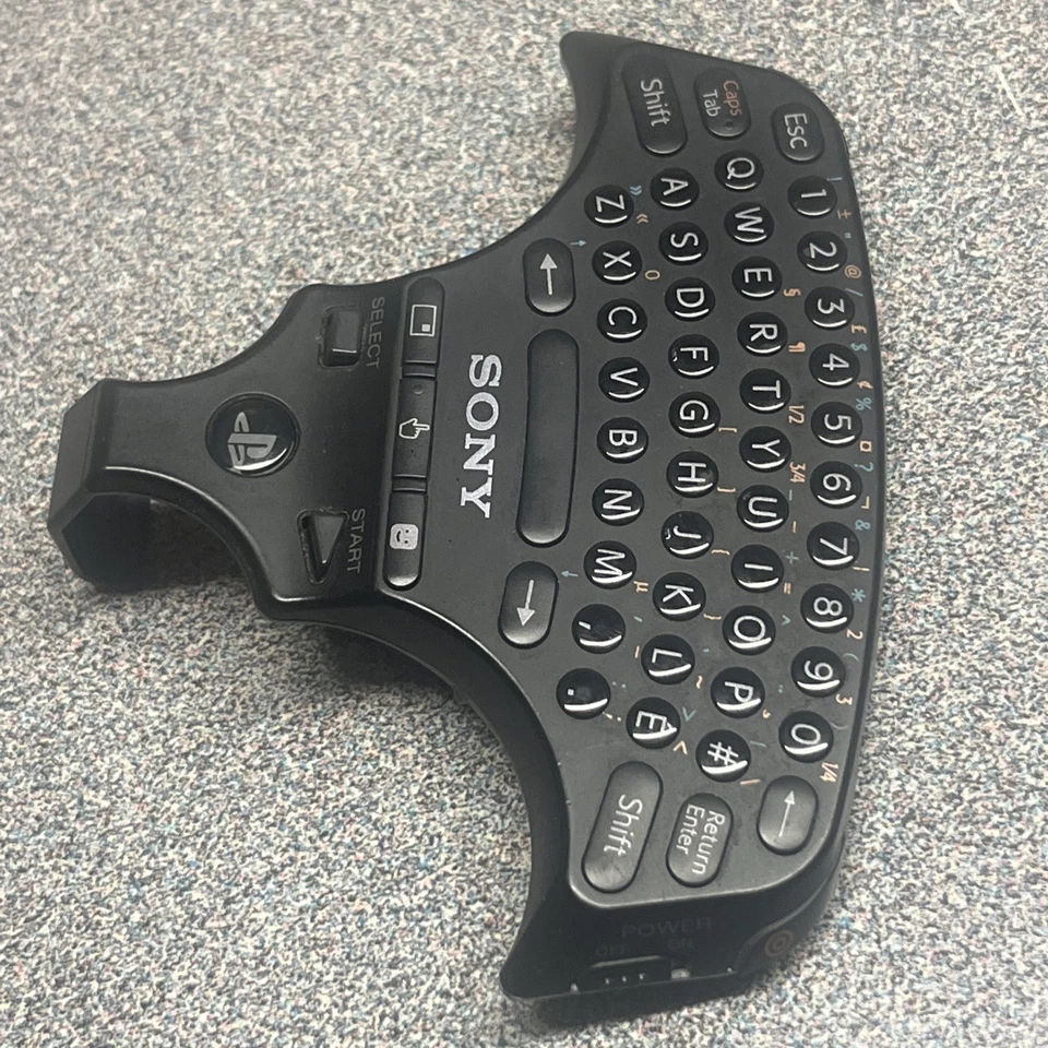 Teclado Pad de Chat Inalámbrico Oficial Sony PS3 - Clip-On OEM para DualShock 3 Foto 2 de 4