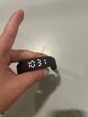 BLACK - SKMEI BLACK FIT BAND DIGITAL WATCH