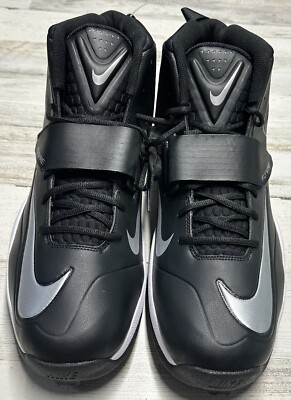 MEN NIKE FLYWIRE ZOOM CODE ELITE BLK/Silver FOOTBALL CLEATS 603350-002 SZ 17 US