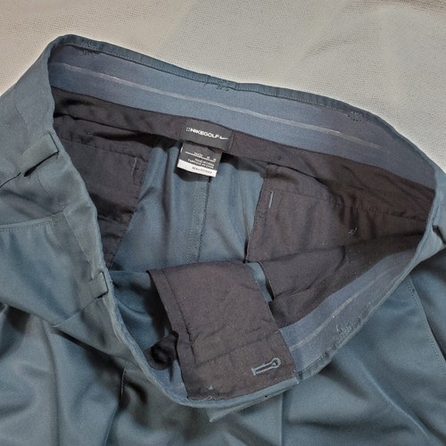 Nike Golf Pants Fit Dry Golf Slacks Green Pants Mens Size 34 - Picture 7 of 11