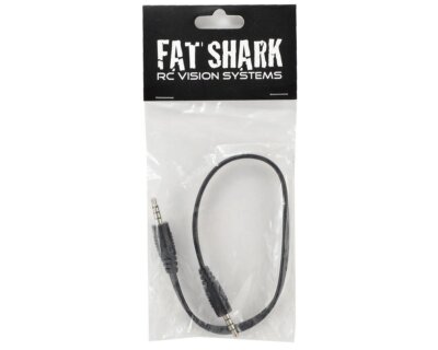 Fat Shark 3.5mm plug, 4 pin, 4 pole Auxiliary Stero Audio Cable 12 Inch (2pc)