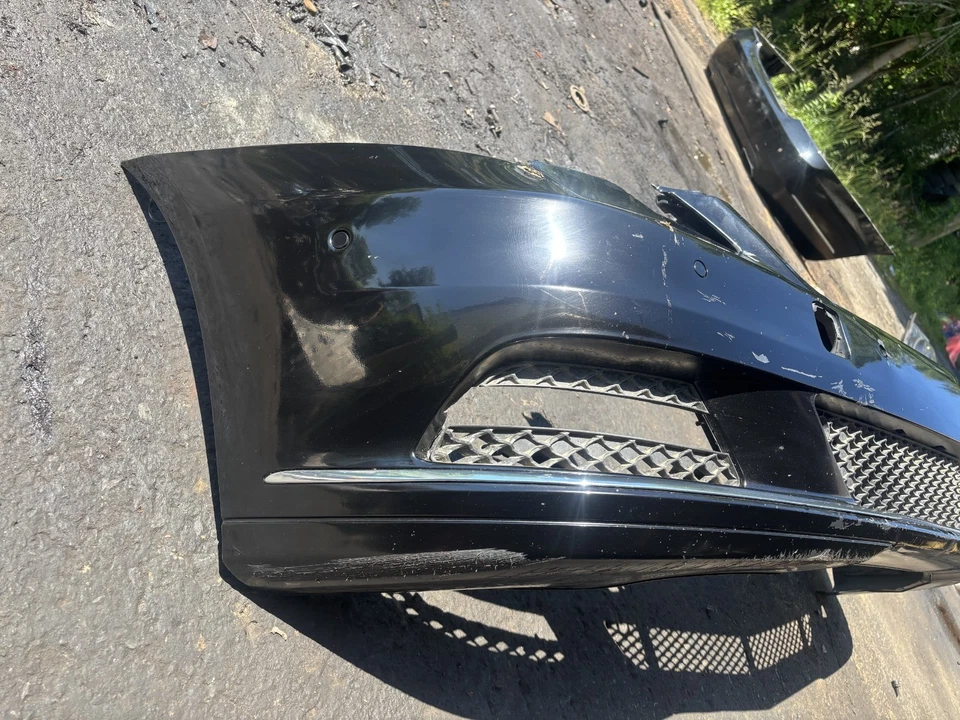 MERCEDES BENZ S400 S550 S600 W221 10-13 FRONT BUMPER COVER BLACK - Image 2 of 4