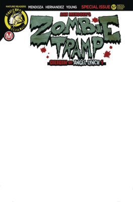 Zombie Tramp #57 Blank Variant Cover