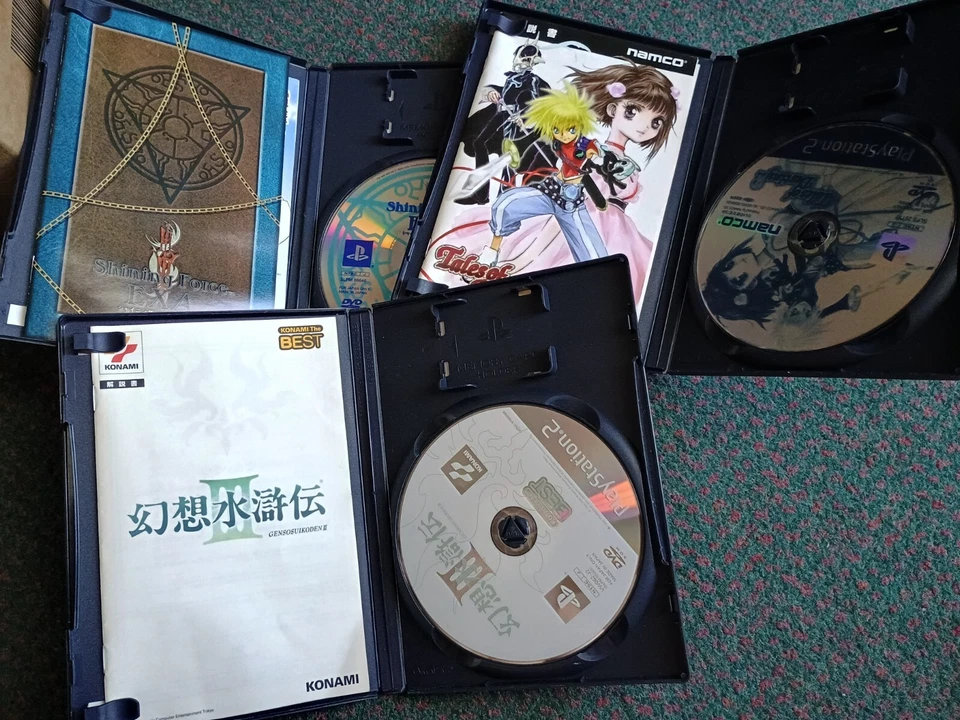 Lot of 3 PS2 games Genso Suikoden III, Shining Force  EXA, Tales of Destiny 2 - Image 3 of 3
