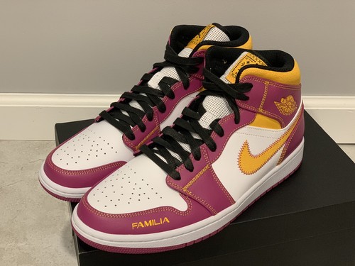 Nike Air Jordan 1 Mid DOD Familia Dia de los Muertos White Gold DC0350-100  sz 11 194498182154 | eBay