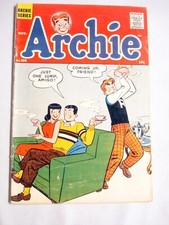 Archie Comics #105 1959 Good+ Archie About to Bash Reggie Cover