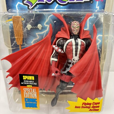 Todd McFarlane's Spawn Flying Cape Ultra-Action Figure 1994 w