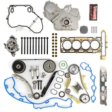 Timing Chain Kit & Head Gasket Bolts Set For CHEVROLET BUICK SATURN 2.0L 2.4L