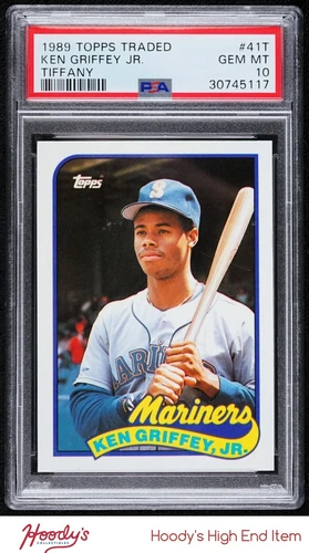 1989 Topps Traded Tiffany #41T Ken Griffey Jr. RC Rookie PSA 10 GEM MARINERS