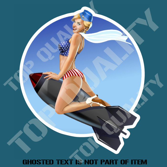 Pin Up HOT ROD Laminated Decal - Café Racer Bretagne - Foto 5