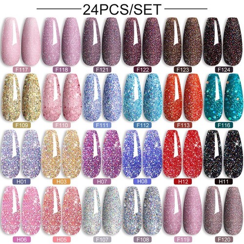 20/24PCS Smalto Gel Termico Set 3 Strati Temperatura Smalto Cambia Colore - Foto 9 di 90