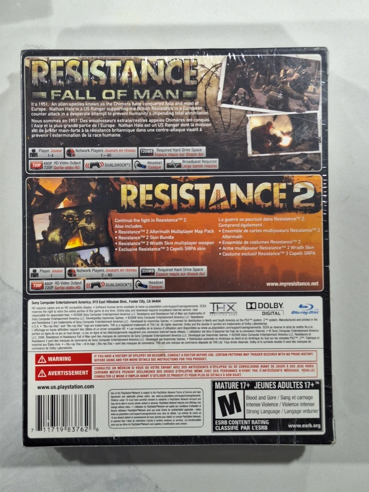 Resistance Dual Pack (Sony PlayStation 3, 2011) Foto 2 de 4