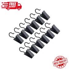 Small Heavy-Duty Hook Clip Set Metal Curtain Hangers Clips for Clip 30 Pack