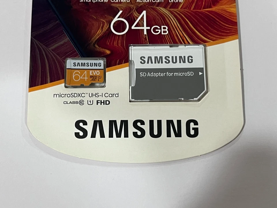 New Samsung EVO microSDXC Memory Card 64GB MB-MP64HA/AM - Image 2 of 3