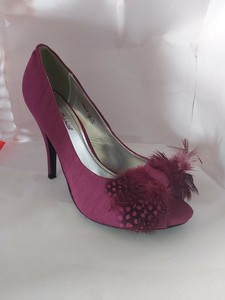 raspberry high heels
