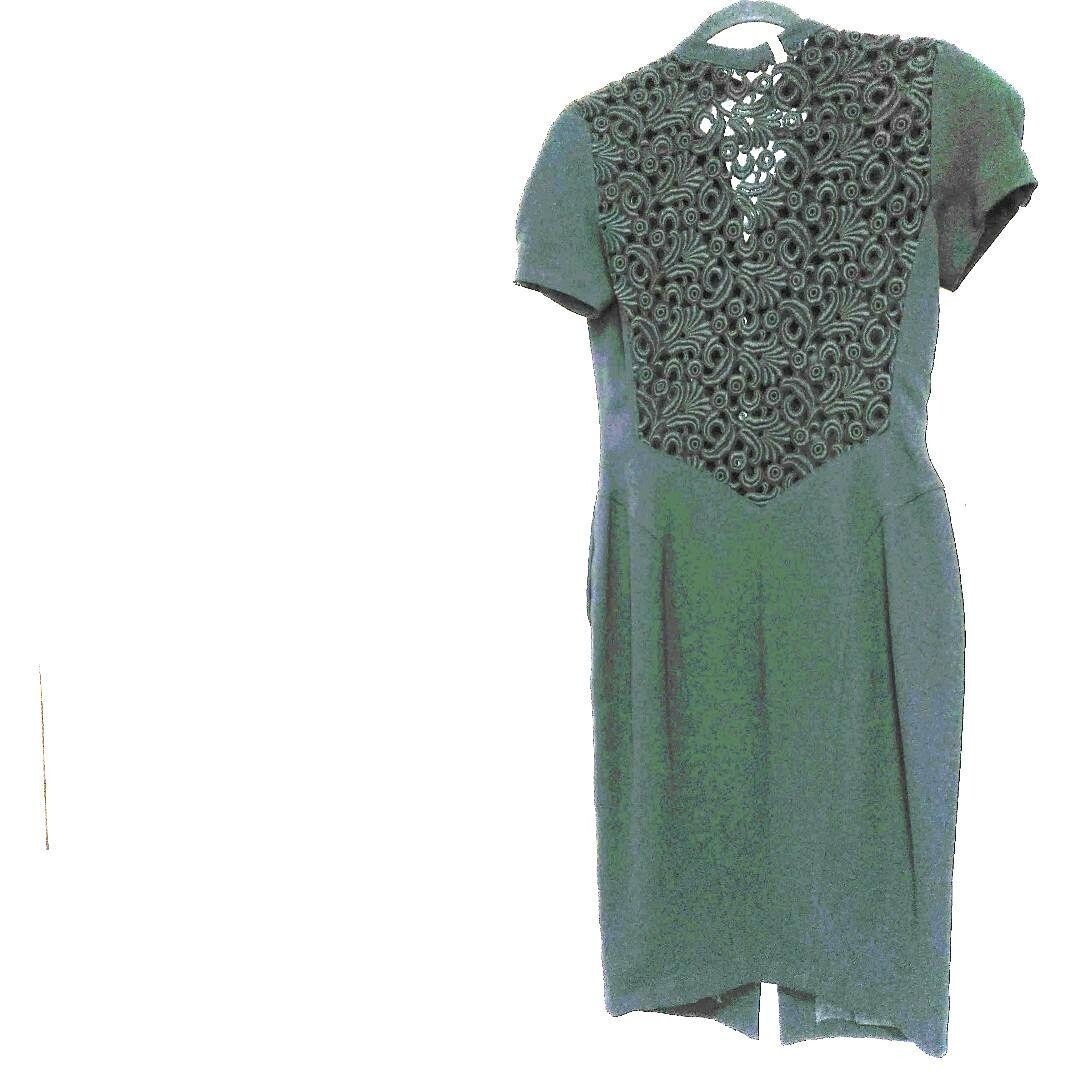 Thierry Mugler Body Conscious Dress M Size embroidery design Vintage Rare F/S image 8