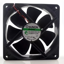 SUNON MEC0384V3-000U-A99 12038 DC48V 3.3W 12CM 2-Wire Cooling Fan