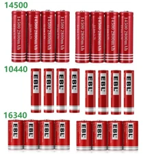 3.7V Lithium Rechargeable Batteries 14500, 16340, 10440 -  for Various Devices