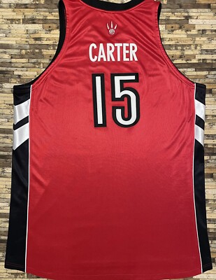 NIKE RAPTORS Vince Carter 15 2XL ゲームシャツ Vince Carter Nike Purple #15 Toronto Raptors Vintage