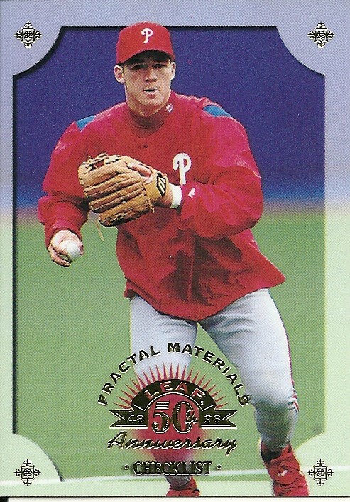 1998 Leaf Fractal Materials Scott Rolen 199 Phillies 2577/3250