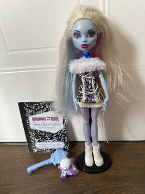 Monster High Abbey Bominable First Wave mit Zubehör.  Sammlerstück. Ex Zustand