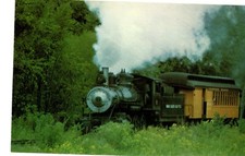 Steam Pastoral Train, M id Continent Railway Museum, N Freedom, WI Postcard