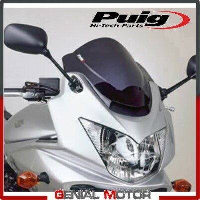 PUIG 4112N Pare-Brise Univ. Mod. Naked Noir Pour Suzuki 1250 GSF N GSF