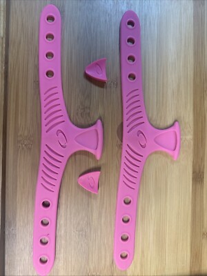 Oceanic/ Aeris Accel Replacement Straps Scuba Fin Color Kit Pink