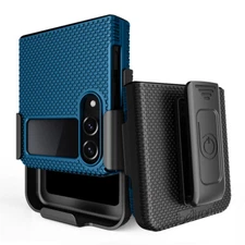 BELTRON Case & Belt Clip Combo for Galaxy Z Flip 4 5G F721 2022 with Kickstand