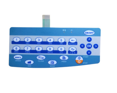 1Pcs New Membrane Keypad FIT FOR CONTEC ECG1200G ECG Protective Film Button Film