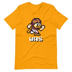 Washington Commanders NES Football Player 8-bit Tecmo Super Bowl Nintend T-Shirt