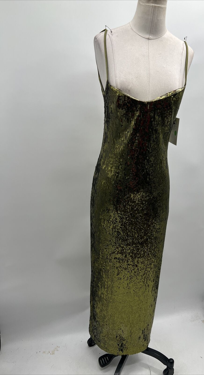 green painted dresser ideas Sienna Gown - Matcha 34 | Galvan main image 1