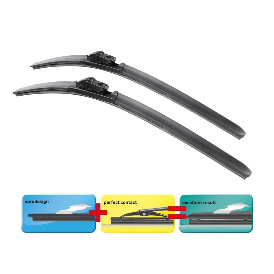 Fits Mazda 2 2022-Onwards German Quality Hybrid Wiper Blades HH24"16" H - Image 3 of 4