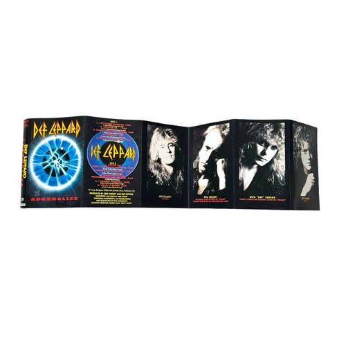 Def Leppard Adrenalize Cassette Album Rock UK Tape Metal Phonogram 1992 Vintage - Picture 12 of 13