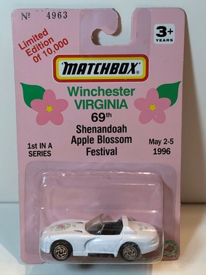 Matchbox Mb10 Dodge Viper Rt 10 Shenandoah Apple Blossom Festival U S Promotion Ebay